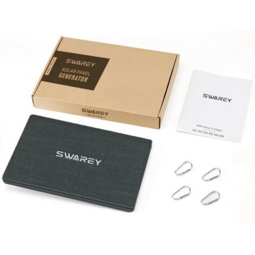 Сонячна панель No Brand BS-030 IP67 30W 2xUSB PD Чорний (1632854905) Сонячна панель No Brand BS-030 IP67 30W 2xUSB PD Чорний (1632854905)