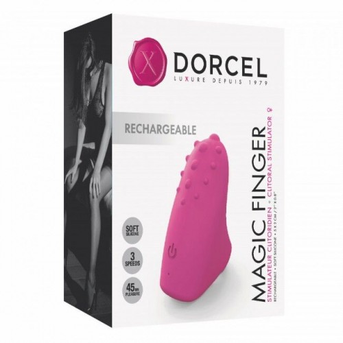 Вібратор на палець Dorcel MAGIC FINGER Rose перезаряджається в інтернет супермаркеті PbayMarket!