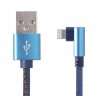 Кабель Cablexpert (CC-USB2J-AMLML-1M-BL) USB 2.0 - Lightning, преміум, 1м, синій в інтернет супермаркеті PbayMarket!