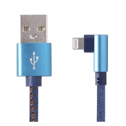 Кабель Cablexpert (CC-USB2J-AMLML-1M-BL) USB 2.0 - Lightning, преміум, 1м, синій в інтернет супермаркеті PbayMarket!