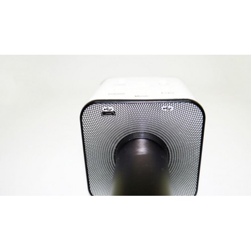 Мікрофон-караоке Noisy KTV Q7 з динаміком Чорний з білим (3sm_648363804)