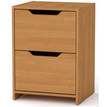 Тумбочка нічна Компанит ПКТ-9 Вільха (48х42х66 см) Тумбочка нічна Компанит ПКТ-9 Вільха (48х42х66 см)