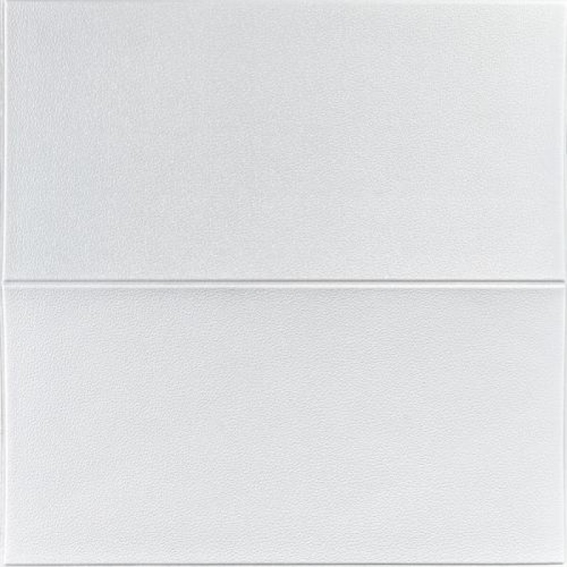 Панель стінова самоклеюча 3D Sticker Wall 700х700х5 мм Білий (D) SW-00001802