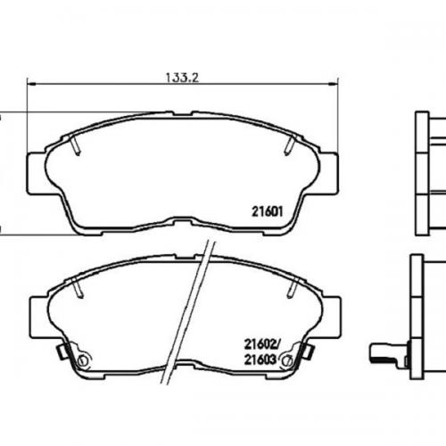 Колодки гальмові Bosch дискові передні TOYOTA Camry/Corolla/Carina E/RAV 4/Sprinter F 0986495257 в інтернет супермаркеті PbayMarket!