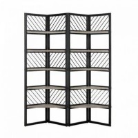 Стелаж для зберігання в стилі Loft NS-1911 2010x1500x370 мм Черный Стелаж для зберігання в стилі Loft NS-1911 2010x1500x370 мм Черный