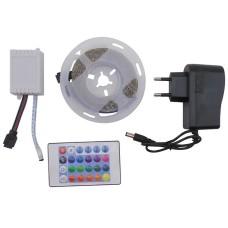 Світлодіодна стрічка комплект Led SMD 3528 RGB 54 LED/m 5 м