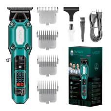 Машинка для стрижки волосся VGR V-900 Barber Зелений (2527111768)