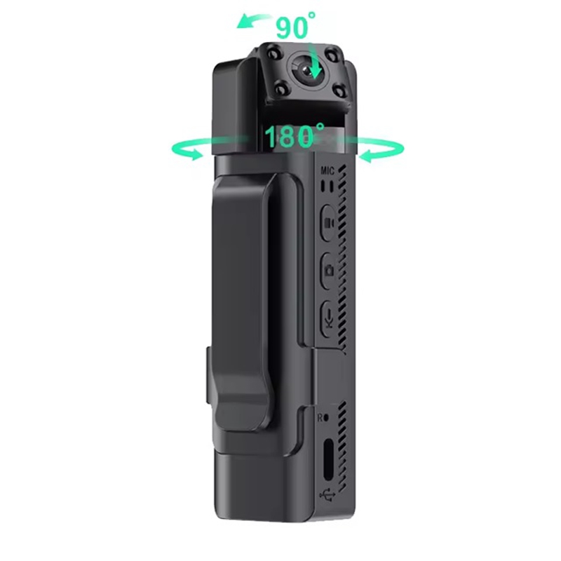 Wifi камера портативна - відеореєстратор із поворотним об'єктивом Nectronix L13, HD 1080P, диктофон