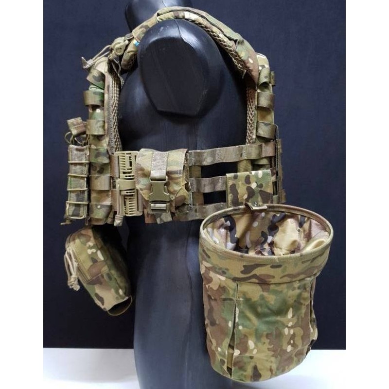 Плитоноска без плит з підсумками No Brand М6 One Size Мультикам (1833862514)