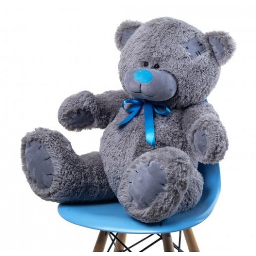 Плюшевий ведмедик з серцем Mister Medved Me to You 100 см Сірий (094) Плюшевий ведмедик з серцем Mister Medved Me to You 100 см Сірий (094)