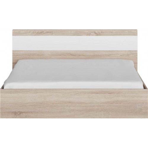 Ліжко Еверест Соната 160х200 см Сонома з білим (psg_UK-6415014) Ліжко Еверест Соната 160х200 см Сонома з білим (psg_UK-6415014)