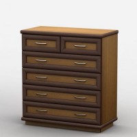 Комод Тиса Мебель АКМ-24 2 Лісовий горіх 90x60x90 см Комод Тиса Мебель АКМ-24 2 Лісовий горіх 90x60x90 см