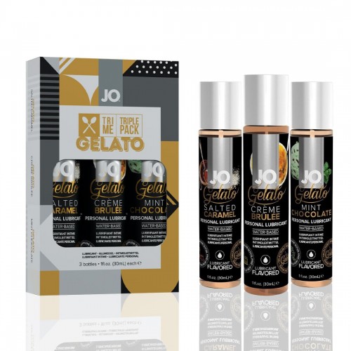 Набір System JO Tri-Me Triple Pack — Gelato (3×30 мл) три різні смаки серії Джелато в інтернет супермаркеті PbayMarket!