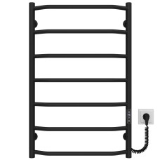 Рушникосушарка електрична Трапеція П7 500х800 Deffi Чорний JD03 (C.TR.80.50.7.E.B.R.1)