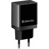 Зарядний пристрій Defender EPA-10 Black, 1xUSB, 5V/2.1A, Package (83572) (6505065)