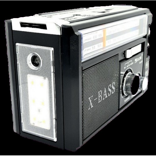 Радіоприймач GOLON RX-381 USB+SD Чорний Радіоприймач GOLON RX-381 USB+SD Чорний