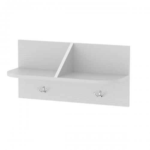 Вішалка настінна Компаніт В 2 Німфея альба (білий) Вішалка настінна Компаніт В 2 Німфея альба (білий)