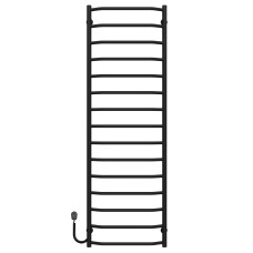 Рушникосушарка електрична Трапеція П15 500х1600 Deffi Чорний EF16 (C.TR.160.50.15.E.B.L.5)