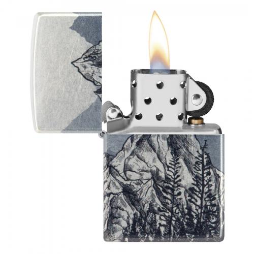 Запальничка бензинова Zippo Mountains Sketch Design 5,6х3,8х1,3 см Різнокольоровий (46280) Запальничка бензинова Zippo Mountains Sketch Design 5,6х3,8х1,3 см Різнокольоровий (46280)