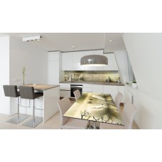 Наклейка вінілова на стіл Zatarga «Лебеді» 600х1200 мм Z180490st