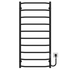Рушникосушарка електрична Трапеція П10 500х1100 Deffi Чорний JD03 (C.TR.110.50.10.E.B.R.1)