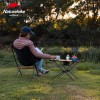 Стіл розкладний туристичний полегшений Naturehike NH19Z027-Z 590х400х390 мм Чорний (2401664046)