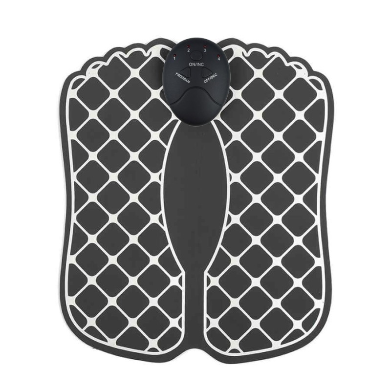 Масажний електричний килимок для ніг Foot Massager EMS Чорний