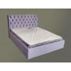Ліжко двоспальне BNB Arizona Comfort 140 х 190 см Simple З підйомним механізмом та нішою для білизни Бузковий