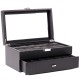 Скринька для зберігання годинників Craft 24PU.CARB.BL Чорний (24PU.CARB.BL)