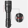 Ліхтар ручний акумуляторний з зумом SuperFire F5 1100 Lumen IP43 Black