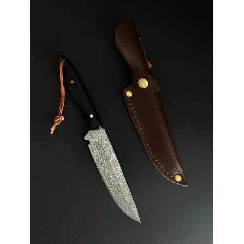 Ніж туристичний Gorillas BBQ 4615 21 см Чорний (KN1035) Ніж туристичний Gorillas BBQ 4615 21 см Чорний (KN1035)