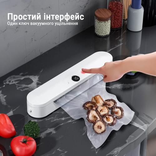 Вакуумний пакувальник для дому Inspire SJT-618 120W White Вакуумний пакувальник для дому Inspire SJT-618 120W White
