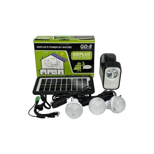 Станція автономного освітлення GDPlus GD-8 4500 мА/г Чорний (1992963462) Станція автономного освітлення GDPlus GD-8 4500 мА/г Чорний (1992963462)