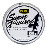 Шнур YO-ZURI Duel Super X-Wire 4 150 м 0.17 мм 8.0 кг Silver #1.0 (1111560 / H3581-S)