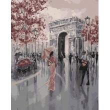 Картина за номерами Art Craft Дами на площі Етуаль 40х50 см 11224-AC