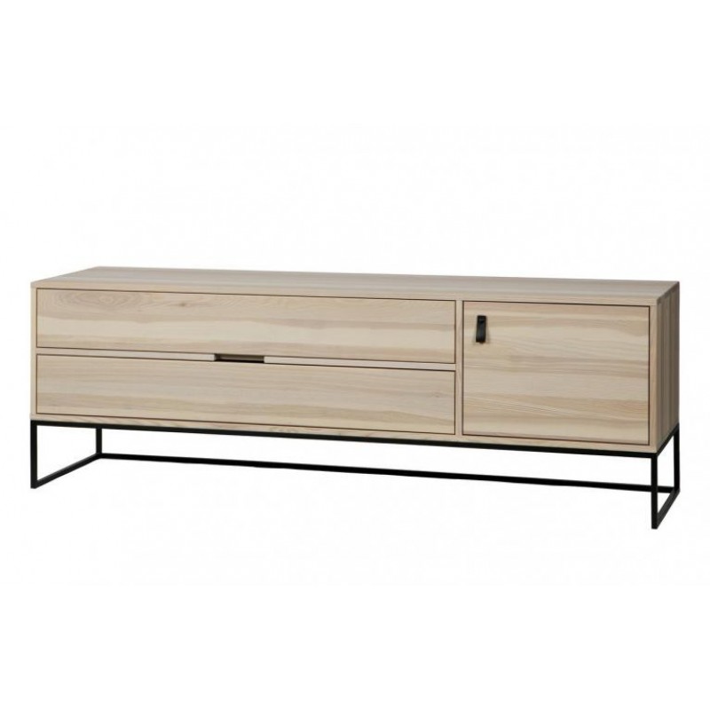 Тумба підставка для TV у стилі Loft NS-2146 630x1560x400 мм Черный