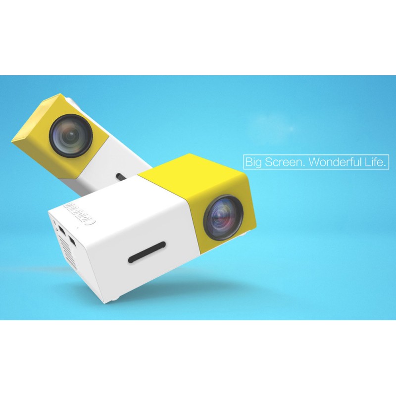 Міні-проектор портативний мультимедійний з динаміком Led Projector YG300