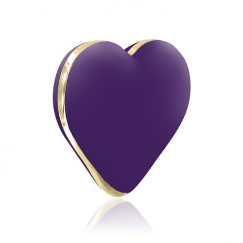 Вібратор-сердечко Rianne S: Heart Vibe Purple, 10 режимів, медичний силікон, подарункове паковання в інтернет супермаркеті PbayMarket!