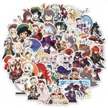 Набір стікерів Геншин Імпакт 50 шт. - GameStyle (12959)