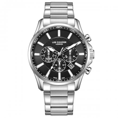 Наручний годинник чоловічий Lee Cooper SuperMetal Сріблястий (3429) Наручний годинник чоловічий Lee Cooper SuperMetal Сріблястий (3429)