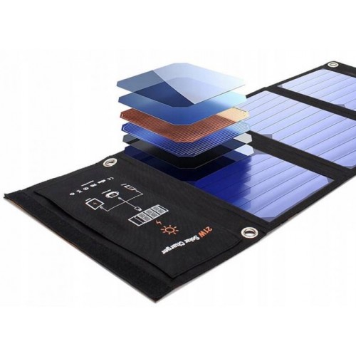Сонячний зарядний пристрій Solar Charger 12V 21W Сонячний зарядний пристрій Solar Charger 12V 21W