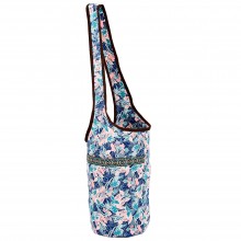 Сумка для фітнесу та йоги через плече Yoga bag KINDFOLK FI-8364-2 розмір 33смх84см Рожевий-блакитний (AN0687)