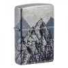 Запальничка бензинова Zippo Mountains Sketch Design 5,6х3,8х1,3 см Різнокольоровий (46280)