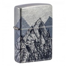 Запальничка бензинова Zippo Mountains Sketch Design 5,6х3,8х1,3 см Різнокольоровий (46280)