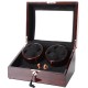 Шкатулка Salvadore для підзаводу 4 годинників 031/GF/F/5L 2x4+ Коричневий