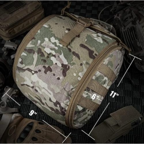 Сумка-підсумок для шолома Mil-Tec з кріпленням Molle 30х25х16 см Мультикам (2053137986) Сумка-підсумок для шолома Mil-Tec з кріпленням Molle 30х25х16 см Мультикам (2053137986)