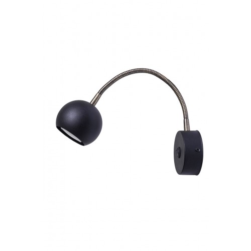 Світильник настінний MSK Electric Core бра з гнучким регулюванням NL 24301-1 BK