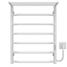 Рушникосушарка електрична Трапеція з полицею П7 500х700 Deffi Білий WD03 (C.TP.70.50.7.E.W.R.3)