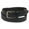 Шкіряний ремінь Skipper 110-130 x 3.5 см Чорний (1051-35)