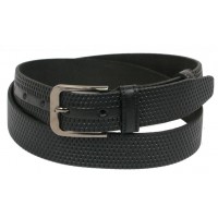 Шкіряний ремінь Skipper 110-130 x 3.5 см Чорний (1051-35)